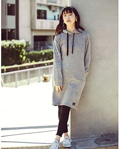 Amazon ニコルホワイト Nicole White フード付きワンピース 19杢グレー 38 M ワンピース チュニック 通販