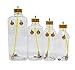 Fixed Wing Gasoline Engine Plane Accessory Transparent Plastic Fuel Tank for RC Airplane Transparent Plastic Gas Fuel Tank with Metal Cap for Gas Plane Aircraft Rc (500ml)