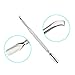Mikobox Premium 4 Piece Double Ended Stainless Steel Manicure Cuticle Pusher Remover Kit MB-03