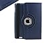 SANOXY¨ 360 Degree Rotating iPad 2 Case (Navy Blue): Folio Convertible Cover Multi-angle Vertical and Horizontal Stand with Smart On/Off for the Apple iPad2