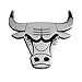FANMATS 14848 Chicago Bulls 3D Chrome Metal Auto Emblem