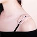 Women's Silicone Bra Women's Soft Silicone Bra Strap Holder Shoulder Protectors Saver Cushions - Impact & Pain Relief Pads (Natural)