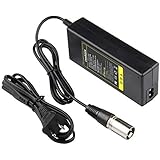 44V Charger for 36V 1.5A Battery Razor MX500 MX650, GT GT750, Izip I600 I750 I1000 Mongoose M750 Electric Scooter with 3-Pin Male XLR Connector
