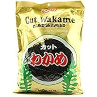 Shirakiku Cut Wakame Dried Seaweed, 16 Ounce - PACK OF 10