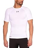 Under Armour Men's HeatGear Sonic Compression Short Sleeve, White/White, XXX-Large