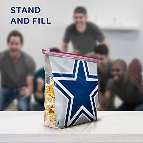 Ziploc Slider Storage Gallon Bag, Great for grabandgo snacking