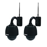 Sumpple 2X Wireless WiFi 960P with 4G SD Card Pan/Tilt PTZ 4X Optical Zoom Outdoor Network Camera IP66 Waterproof, Infrared Night Vision, Auto Focus, Email Alarm, Video Record, Motion Sensor Detection