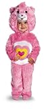 Disguise Baby Girl's Care Bears Wonderheart Bear Deluxe Costume, Pink, 2T