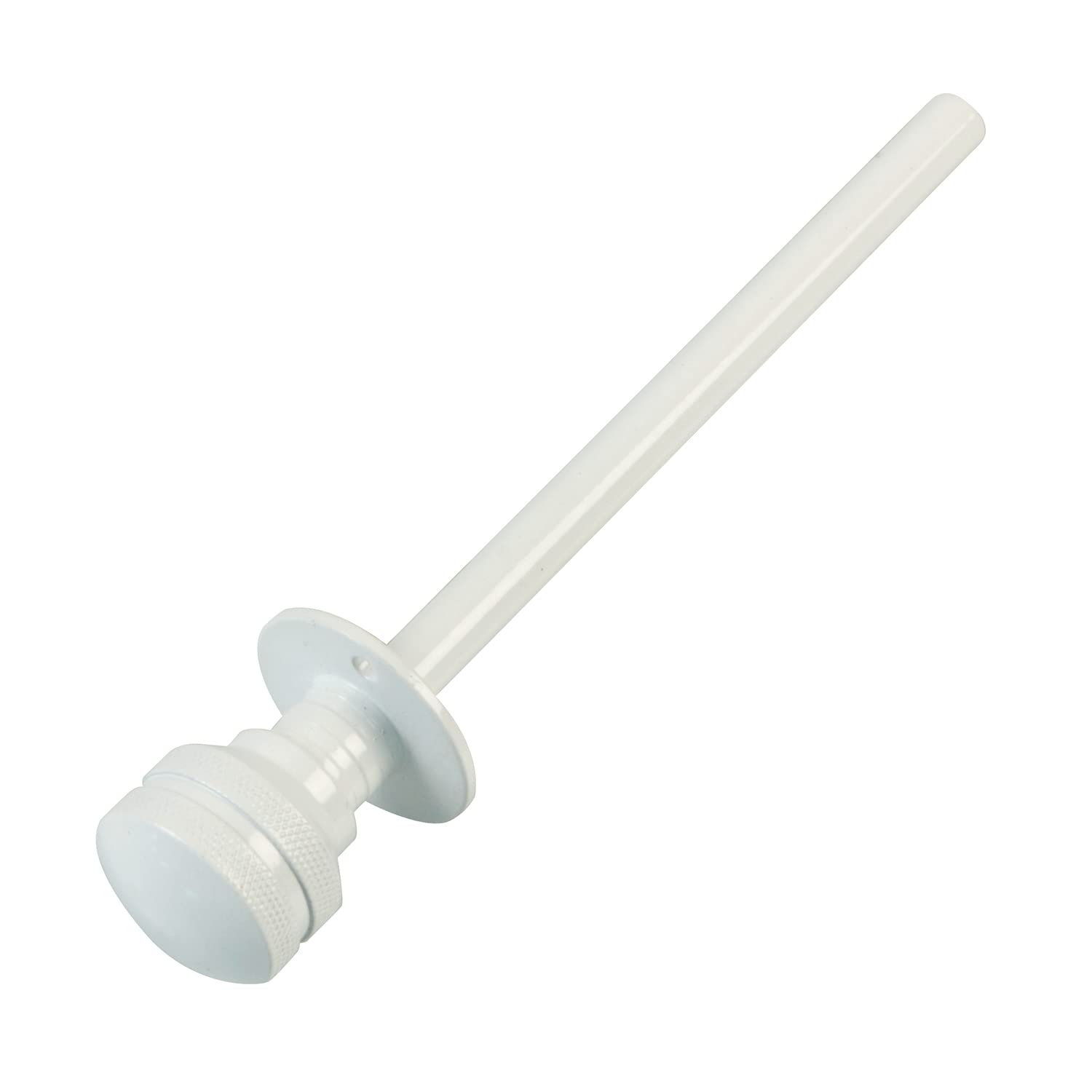 Amig - Locking Bolt for Sliding Windows in Wood or Aluminium Mod. 40 | Suitable for Securing Blinds | Security Closure in Zamak with White Finish | Dimensions: Ø 30 x 152 mm