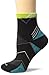 Sockwell Women's Incline Quarter Moderate Compression Sock, Black - M/L