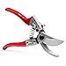 4-FQ Pruning Shears Garden Shears SK-5 Steel Blade Garden Ratchet, Hand Pruners with Ergonomic Grip & Safety Lock, Bypass Pruners,Tree Trimmers Secateurs,Clippers for The Garden Plants,Flowers.