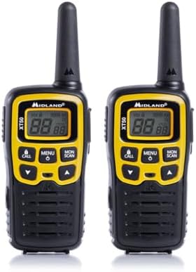 XT50 24channels 446.00625-446.0935MHz Negro, Amarillo Two-Way radios - Walkie-Talkie (AAA, Alcalino, 54 x 33 x 103 mm, 93 g)