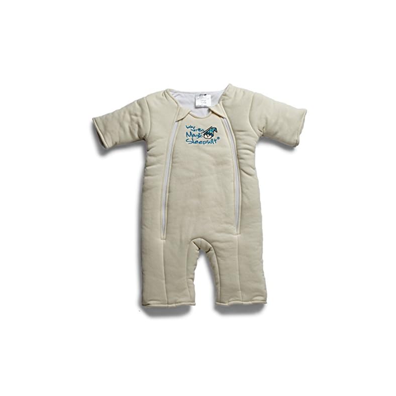 Baby Merlin’s Magic Sleepsuit – 100% Cotton Baby Transition Swaddle – Baby Sleep Suit – Cream – 3-6 Months