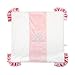 DEMDACO Little Princess Blanket, Pink/White