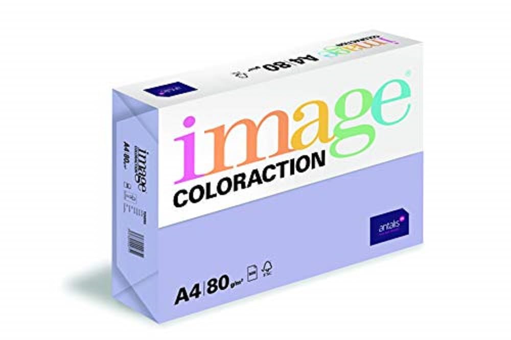 Image Coloraction Mid Lilac (Tundra) A4 210x297mm 80gm2 fsc4 500sh/RM 5rm/BX
