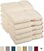 Superior Egyptian Cotton 10-Piece Face Towel Set , Small Towels For Facial, Spa, Quick Dry, Absorbent Towels, Bathroom Accessories, Guest Bath, Home Essentials, Washcloth, Airbnb, Ivory