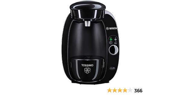 TASSIMO T20 Independiente Totalmente automática Máquina de café en cápsulas  1.5L Negro - Cafetera (Independiente, Máquina de café en cápsulas, 1,5 L,  Cápsula de café, 1300 W, Negro) : Amazon.es: Hogar y cocina