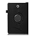 Fintie Samsung Galaxy Tab A 8.0 (2015) Rotating Case Cover - Premium Vegan Leather 360 Degree Swivel Stand with Auto Sleep/Wake Feature for Tab A 8.0 SM-T350 (NOT Fit 2017 Tab A 8.0), Black