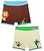 Boys Boxers Toddler Training Underwear, Monkey-Lion, 4-5 yr