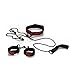 CalExotics Scandal Submissive Kit – Restraint Collar with Leash Nipple Clamps & Handcuffs – BDSM Fetish Play Toy for Couples – Sexy SM Bondage Restraint Lingerie – Blackthumb 3
