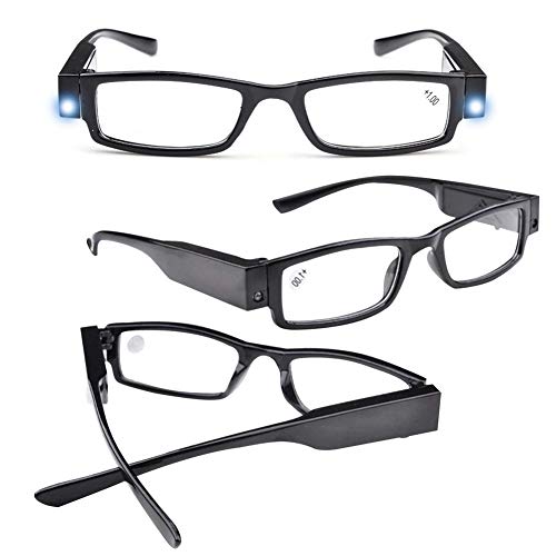 Bright LED Readers with Lights Reading Glasses Lighted Magnifier