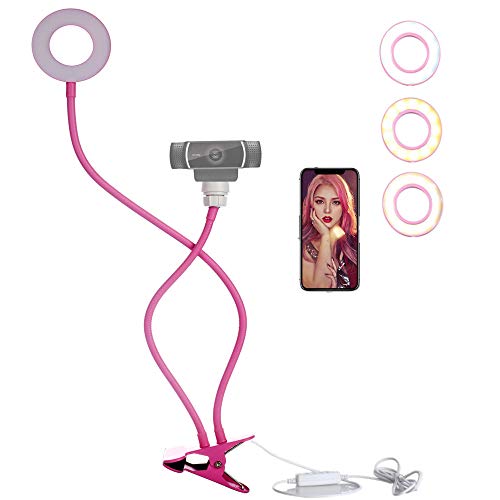 Ring Light C922 C930 Upgraded Webcam Wall Mount Selfie Light, 10
