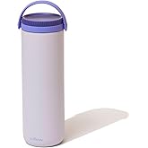 Willow - Portable Breastmilk Cooler - Keeps Breast Milk Cold for 24 Hours - Stainless Steel - Insulated - Reuseable - Breastfeeding Essentials - Storage Container w/Gel Ice Pack - Purple - 16oz
