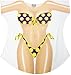 Polka Dots Bikini Cover up T-shirt Lady's Fun Wear