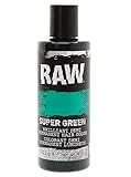Super Green Hair Color, Demi-Permanent 4 oz by RAW. Veggie-Based, Scented, Long-Lasting Temporary Hair Dye that Lasts 3 to 6 Weeks. Never Tested on Animals