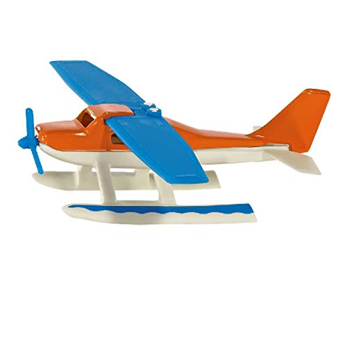 siku 1099, Wasserflugzeug, Metall/Kunststoff, Blau/Orange/Weiß, Einklappbare Flügel