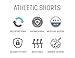 INTO THE AM Desert Tribal Athletic Shorts, Men's Board Shorts for Basketball, Swim, Gym, & Workout