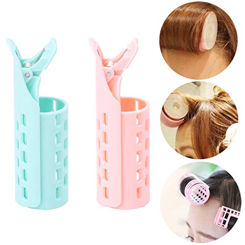 Hukai Lady Girl DIY Styling Fringe Bangs Front Curler Roller Holder Hair Pin Clip Tool - Thumbnail 2