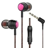 Arrela Wired Headphones Tangle Free Cable Earbuds with Built-in Microphone