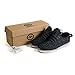 LeoVera Men's & Women's LED Shoes USB Charging Light Up Shoes Flashing Sneakers LVYZ86-Black-38