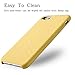 Yajuhoy iPhone 8 Case / iPhone 7 Case, Liquid Silicone Gel Rubber Case Soft Microfiber Cloth Lining Cushion Compatible with Apple iPhone 8 (2017) / iPhone 7 (2016) - Yellow