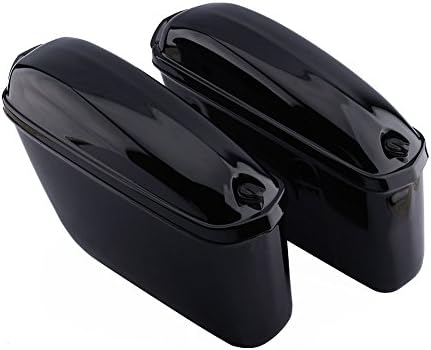 Mybesty Motorcycle Trunk Saddlebags Side Hard Case for Harley Softail DYNA Sportster