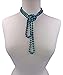 MGR MY GEMS ROCK! Long Endless Matte Finish Azurite Stone Necklace, 60 Inches Long. (Azurite)