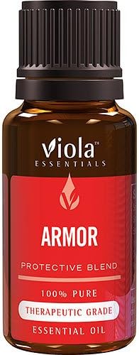 Armor Essential Oil Blend 15 ml - Pure Therapeutic Grade Oil Made by Viola Essentials - Provides Immunity Booster and Antioxidant Defense