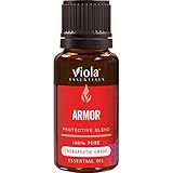 Armor Essential Oil Blend 15 ml - Pure Therapeutic Grade Oil Made by Viola Essentials - Provides Immunity Booster and Antioxidant Defense