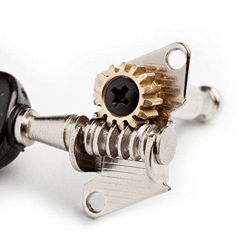 Makanu Black Ukulele Keys 4pcs for Ukulele Tuning Pegs - Thumbnail 4