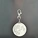 Maexus 3D Moon Light with Key Chain Accessories for Keychain Handbag Key Ring Car Key (Colorful)