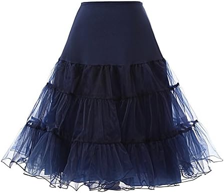 BAOMOSI Women's 50s Vintage Petticoat Skirts Crinoline Tutu Underskirts