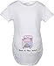 Maternity Bun In The Oven T shirt Funny Pregant T shirts Pregnancy Announcement Ideas (White) M