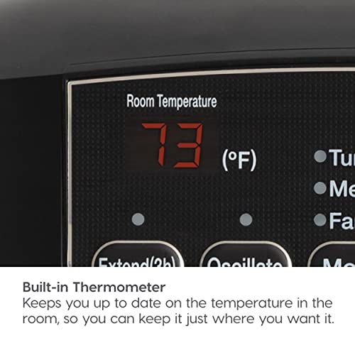 IRIS USA WOOZOO 1500Watt Oscillating Portable Heater with Motion
