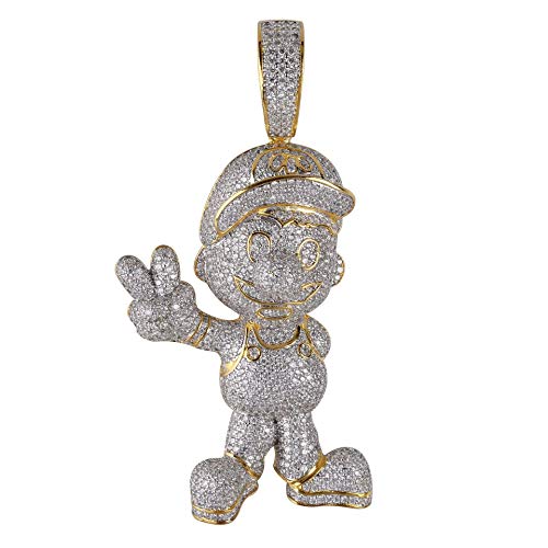 Mario Money Bag Pendant Hip Hop 