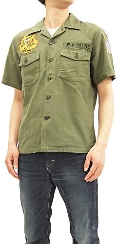TOYS McCOY Men's OG-107 Utility Shirt Wile E. Coyote Short Sleeve Shirt TMS1803