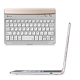 Fintie iPad mini 4 Keyboard Cover - Blade Z1 Ultra Slim [Multi-Angle] Wireless Bluetooth Keyboard (with Auto Wake / Sleep) for Apple iPad mini 4 Released on 2015, Gold
