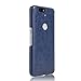 Nexus 6P Case, Fettion [Thin Fit] Premium PU Leather Slim Phone Case Back Cover for Huawei Google Nexus 6P / 6 2nd Gen 2015 Smartphone (Leather Cover Blue)