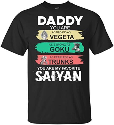 Daddy You are As Strong As Goku Funny Dragonball Z Super Saiyan T-Shirt Gift for Father's Day