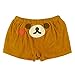 Vobaga Womens San-x Rilakkuma Lounge Pant Sleep Shorts Sleepwear One Size Khaki